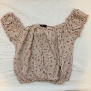 brandy melville rio floral top